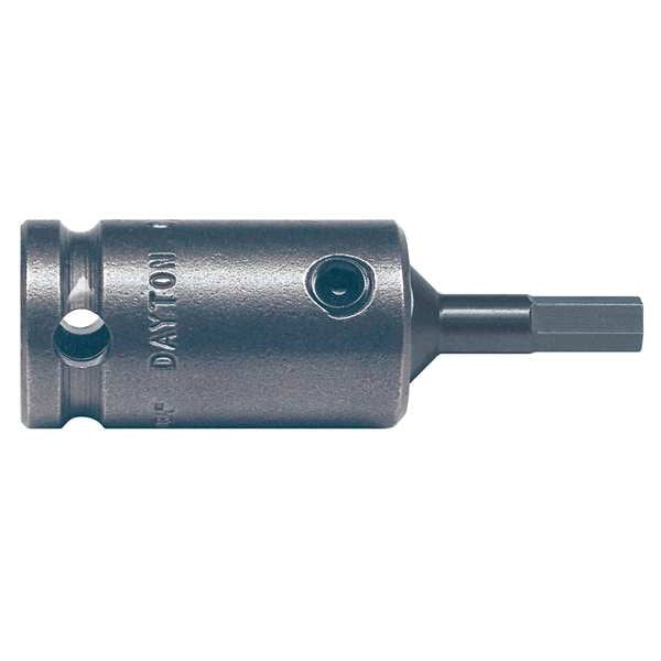 3/16 in Tip, Socket Bit, 3/8 in Drive