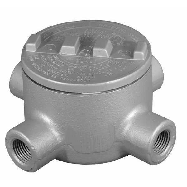 Conduit Outlet Body, Iron, X, 2 In.