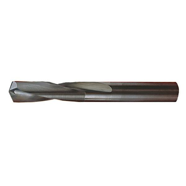 Screw Machine Drill Bit, 15/32 in Size, 118  Degrees Point Angle, Solid Carbide, Spiral Flute