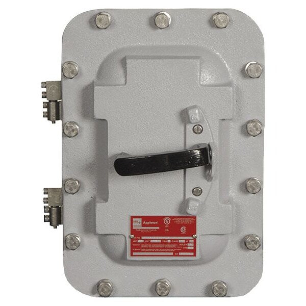 Nonfusible Hazardous Location Safety Switch, Heavy Duty, 600V, 3PST