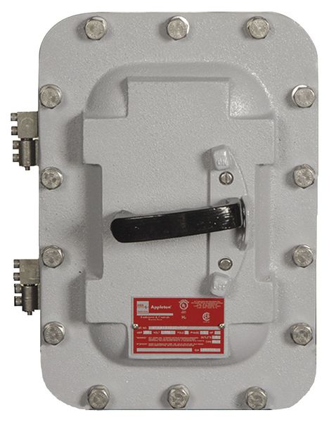 Nonfusible Hazardous Location Safety Switch, Heavy Duty, 600V, 3PST