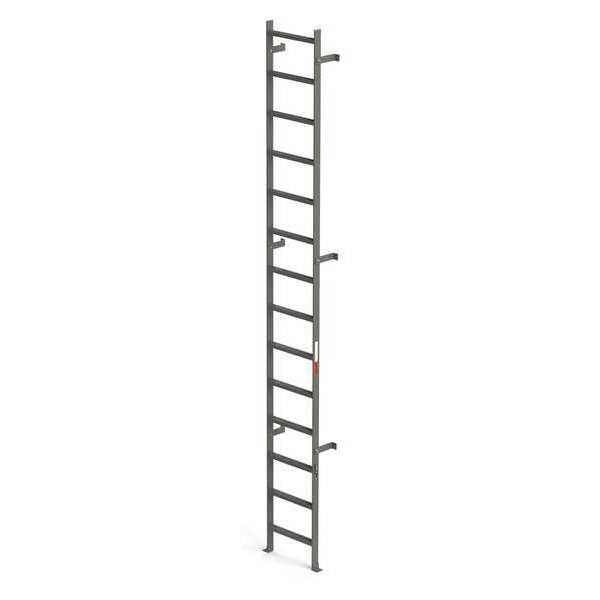 Vertical Ladder, 14 Rungs, 14 ft. Overall Height, 16