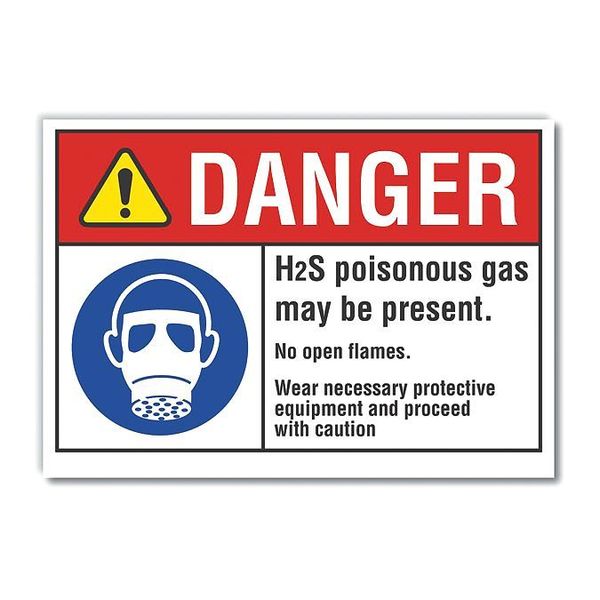 Decaldanger H2S Poisonous, 10