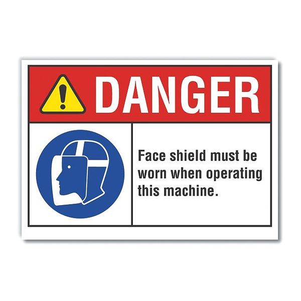 Refldecaldanger Face Shield, 10