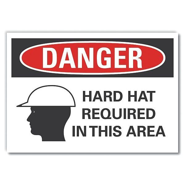 Decaldanger Hard Hat Required In, 7
