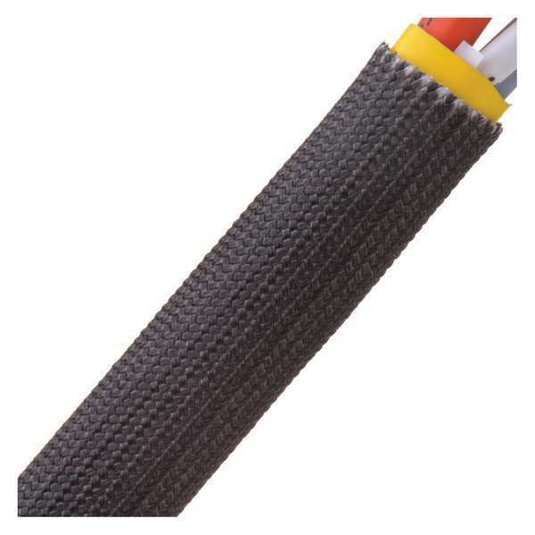 Fiberglass Sleeving, Coated, 3/8