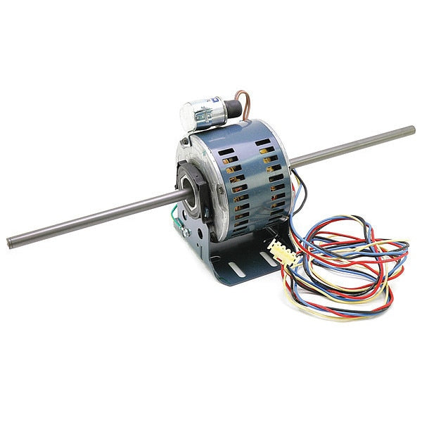 Motor, 1/6 HP, 277V, 1 Phase, Dual Shaft