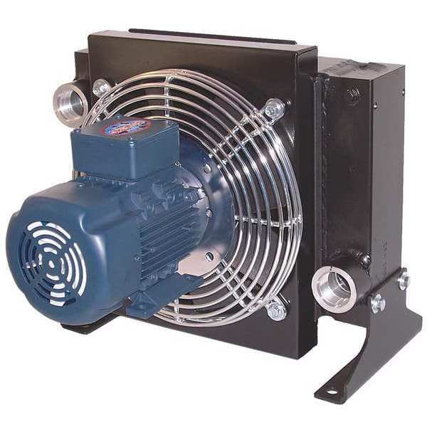 Forced-Air Bypass Oil Cooler, 60PSI, 1/2HP