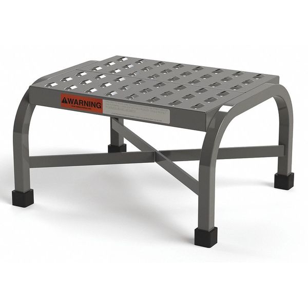 Heavy Duty Step Stool, Perforated Step, 16