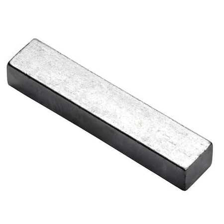 Oversized Key Stock, 12 in L, 7/8 in W, 5/8 in H, Carbon Steel