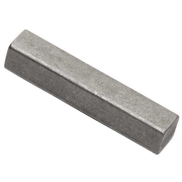 Bilateral Key Stock, 6 in L, Carbon Steel