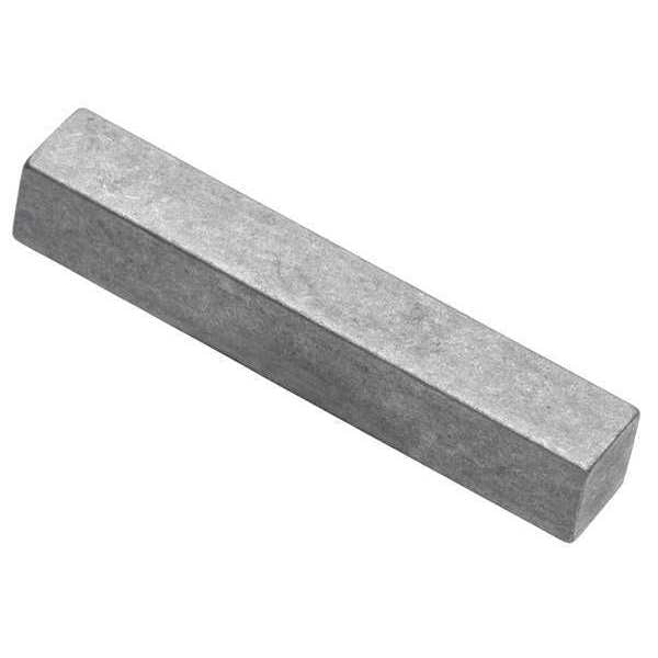 Undersized Machine Key, Square End, Stainless Steel, Plain, 1 in L, 1/4 in Sq