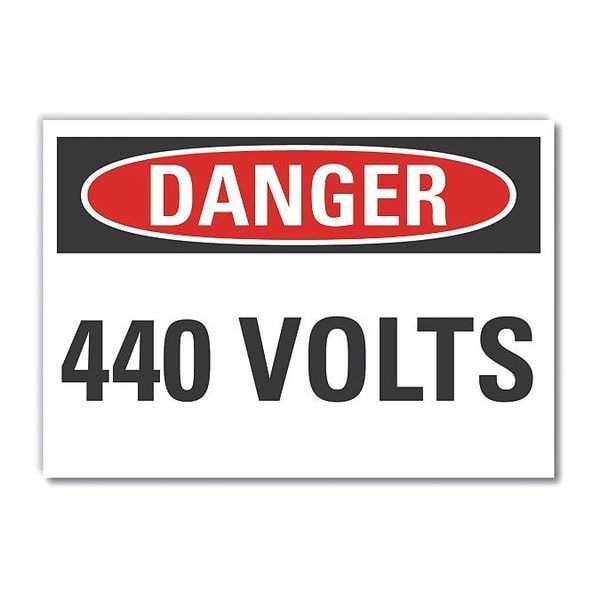 Refl Decal Danger 440 Volts, 14