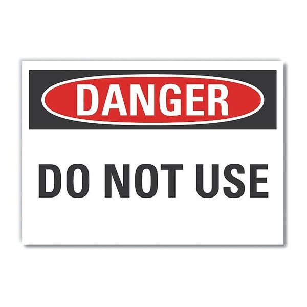 Refl Decal Danger Do Not Use, 5