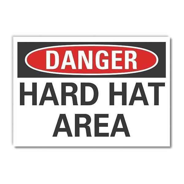 Decal Danger Hard Hat Area, 5