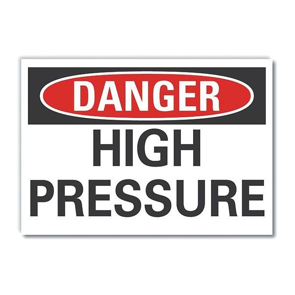 Decal Danger High Pressure, 5