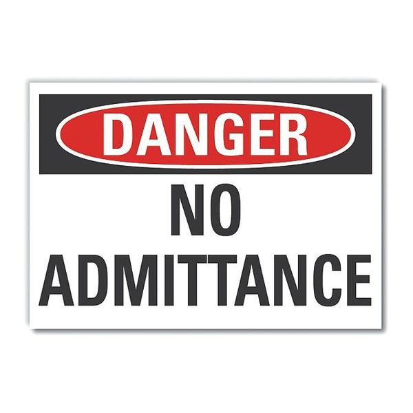 Decal Danger No Admittance, 5