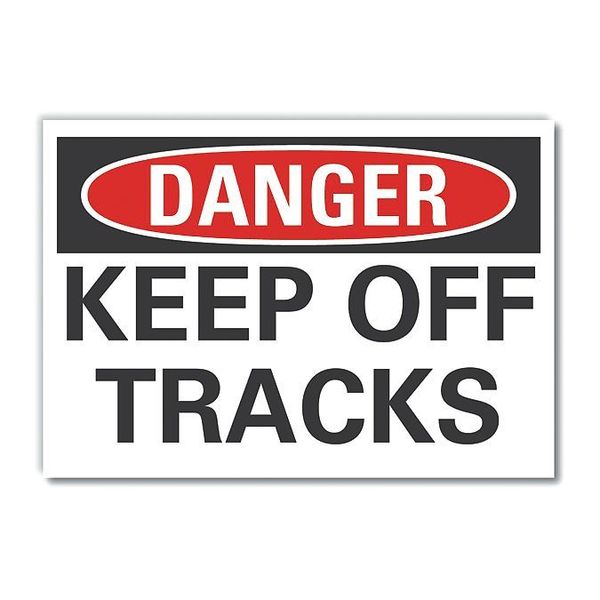Refl Decal Danger Keep Off, 10