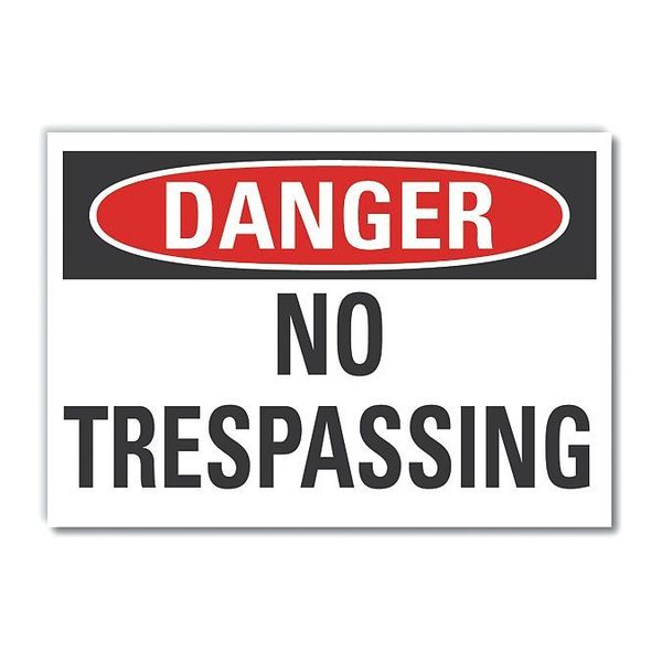 Decal Danger No Trespassing, 14