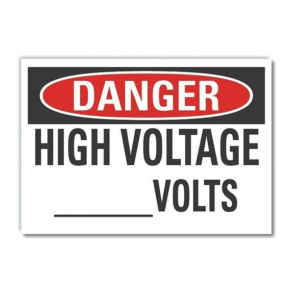 Refl Decal Danger High Voltage, 10
