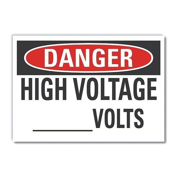 Refl Decal Danger High Voltage, 5