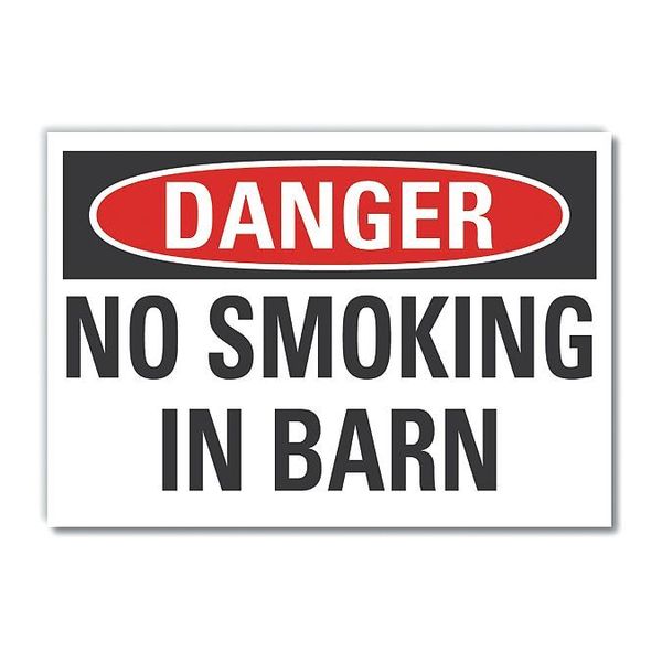 No Smoking Danger Label, 10