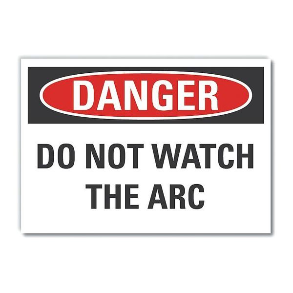 Refl Decal Danger Do Not Watch, 10