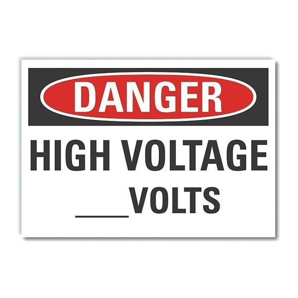 Decal Danger High Voltage, 14