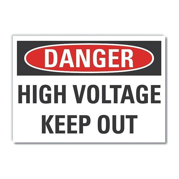Refl Decal Danger High Voltage, 7
