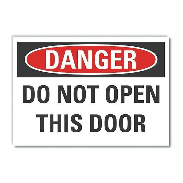 Refl Decal Danger Do Not Open, 7