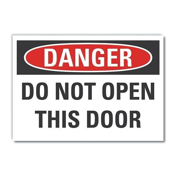 Decal Danger Do Not Open, 10