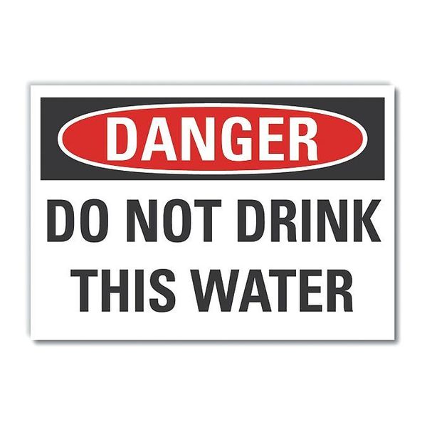 Refl Decal Danger Do Not Drink, 10