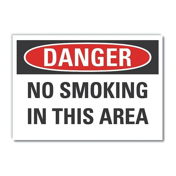 No Smoking Danger Label, 10