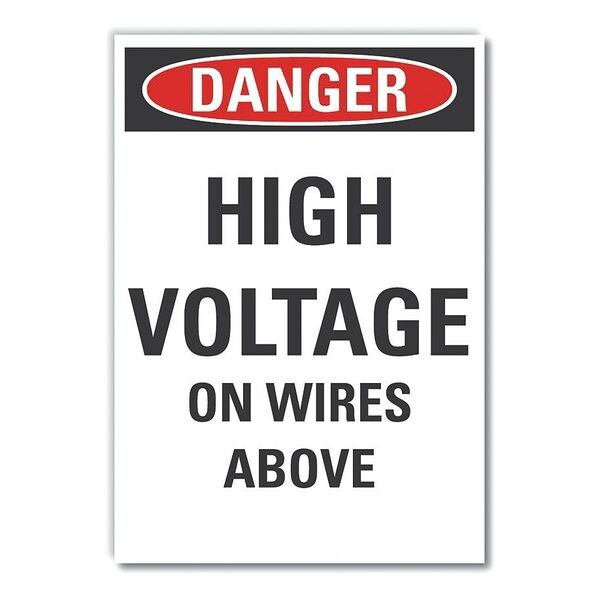 Decal Danger High Voltage On, 14