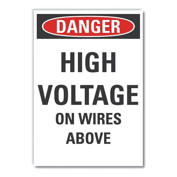 Refl Decal Danger High Voltage, 14