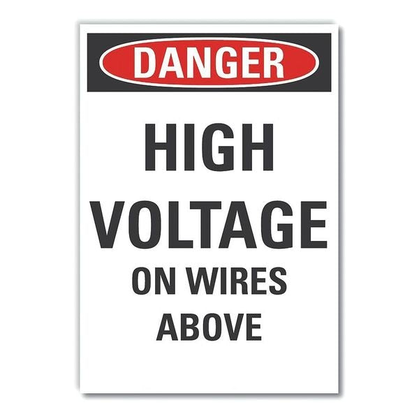 Decal Danger High Voltage On, 10
