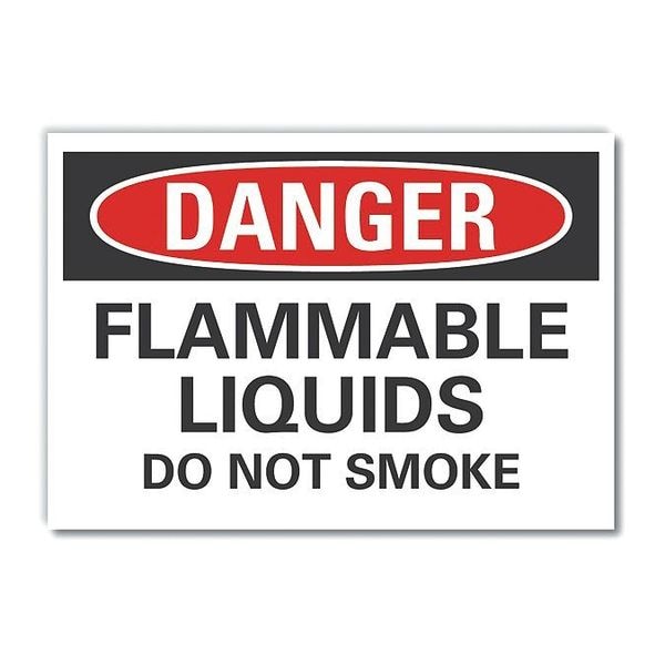 Refl Decal Danger Flammable, 14