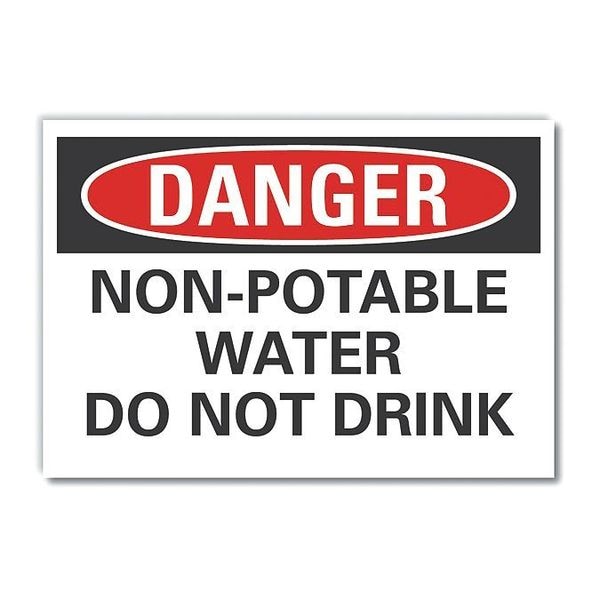 Refl Decal Danger Non-Potable, 5