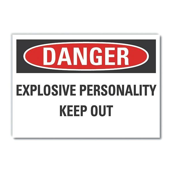 Decal Danger Explosive, 10