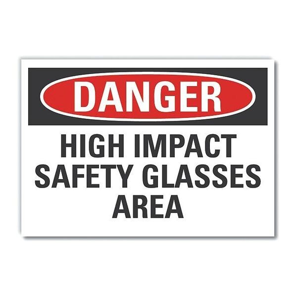 Decal Danger High Impact Safety, 10