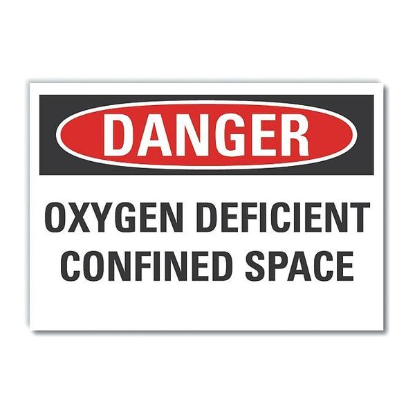 Refl Decal Danger Oxygen, 5