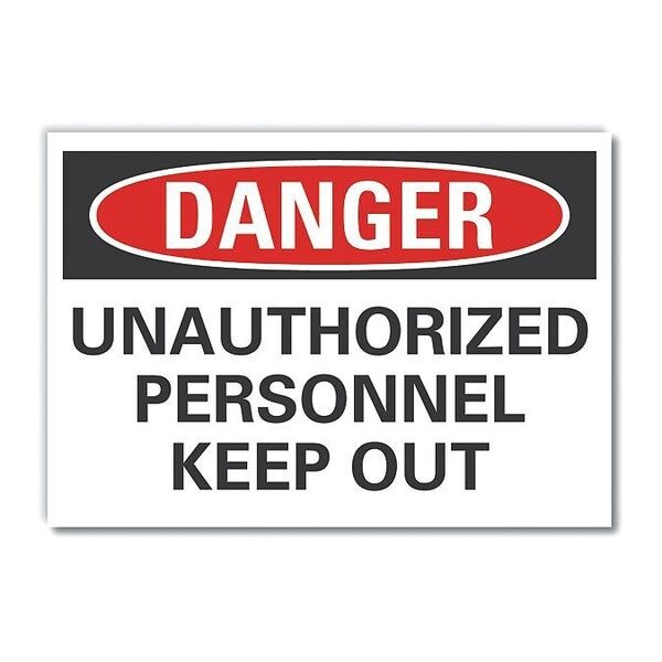 Decal Danger Keep Out, 5