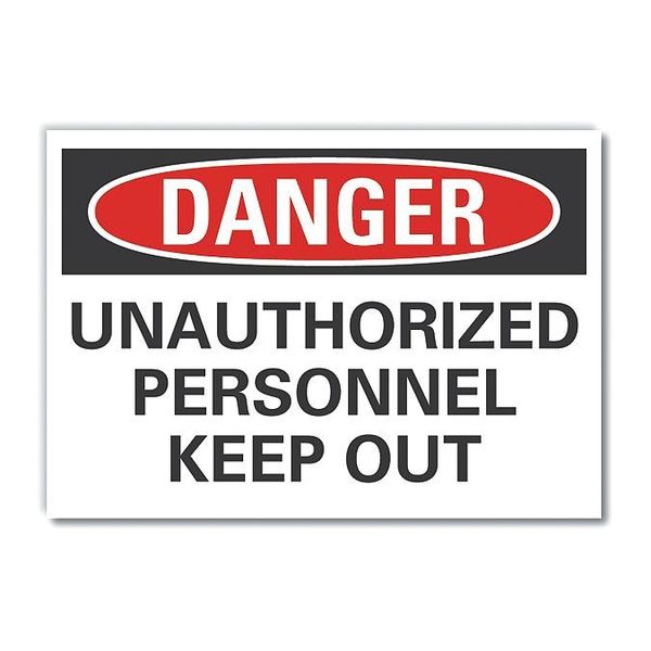 Refl Decal Danger Keep Out, 5