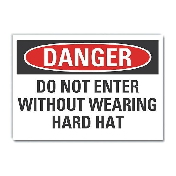 Refl Decal Danger Do Not Enter, 10