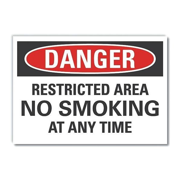 No Smoking Danger Label, 7