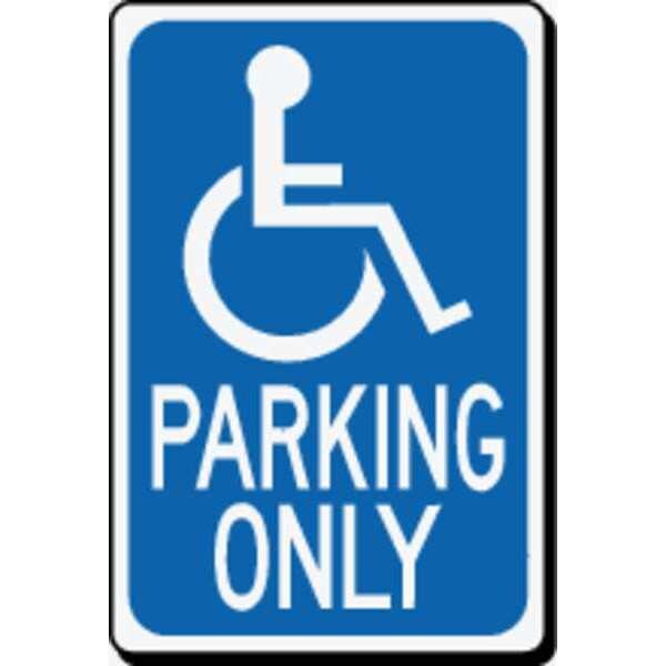 Reflective Sign, Handicapped Parking, HD