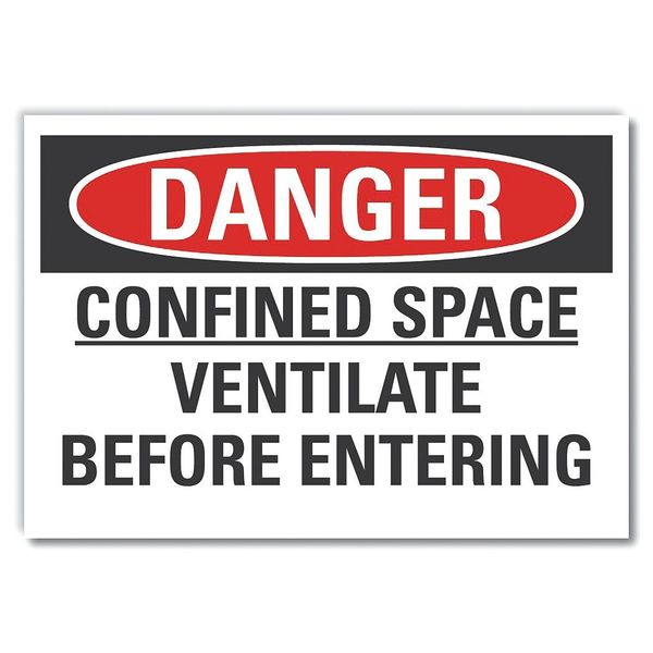 Refl Decal Danger Confined, 14