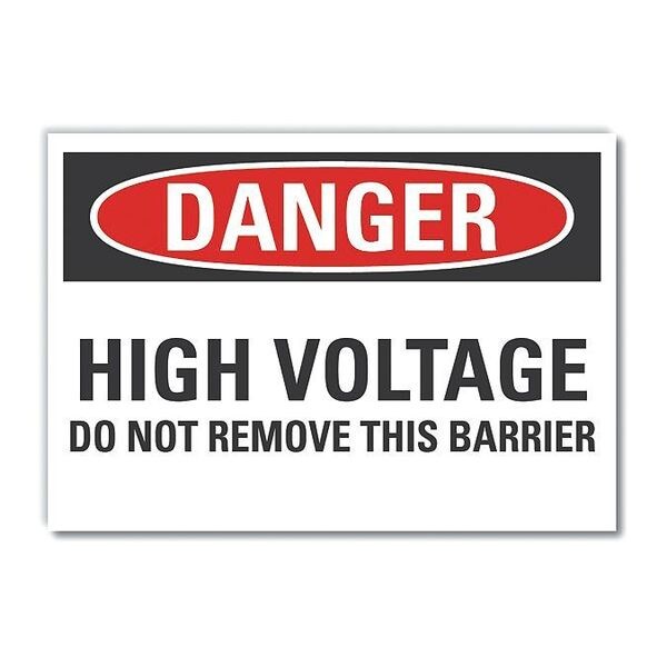 Refl Decal Danger High Voltage, 7