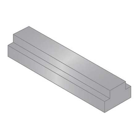 Step Key Stock 2, 3/16 in Top W, 3/32 in Top Step H, 1/4 in Bottom W, 3/32 in Lower Step H