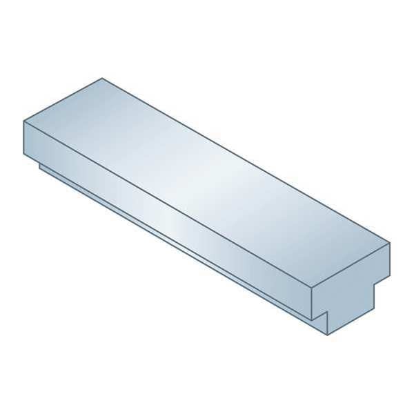Step Key Stock 1, 5/16 in Top W, 1/8 in Top Step H, 3/8 in Bottom W, 3/16 in Lower Step H